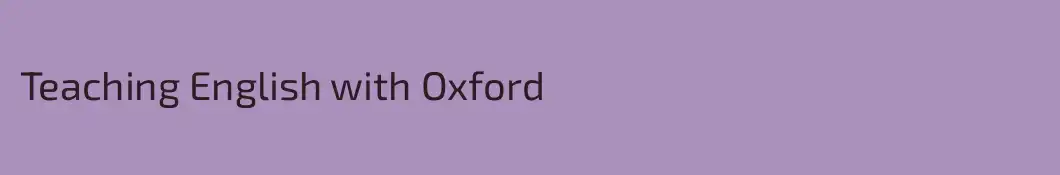 Teaching English with Oxford